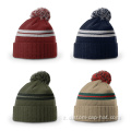 Beanie a strisce classiche acriliche 100%